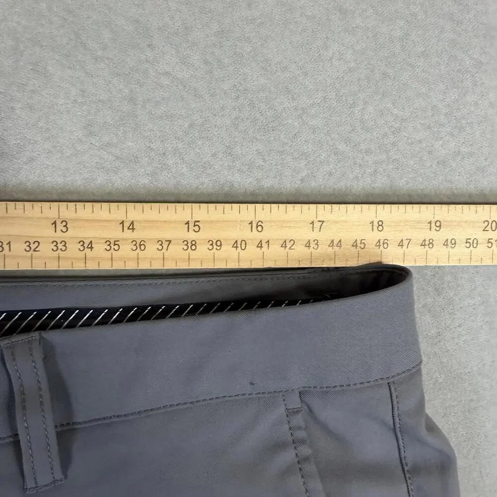 Bonobos Golf Pants Mens 36x32 Slim Gray Performance Straight Leg Stretch Chino